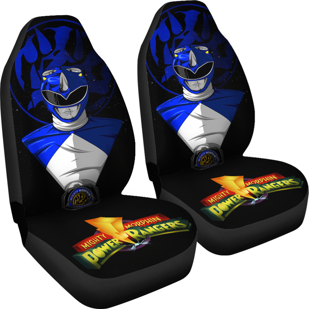 Blue New Mighty Morphin Power Rangers Car Seat Covers