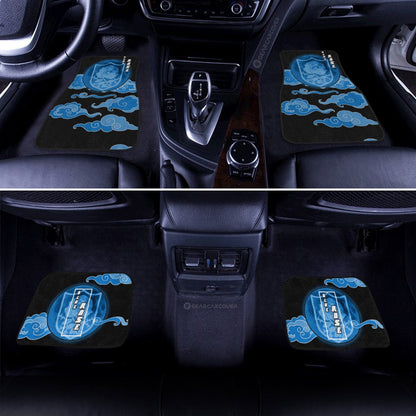 Blue Rose Car Floor Mats Custom Anime Black Clover Car Interior Accessories