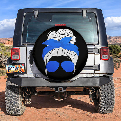 Blue Turban Girl Jeep Car Spare Tire Cover