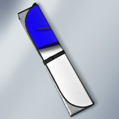 Blue Unwelcome Car Eyes Sun Shade Custom Car Accessories
