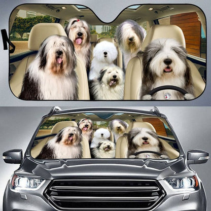 Bobtail Car All Over Printed 3D Sun Shade