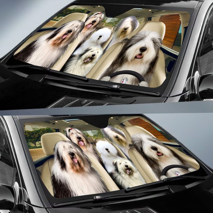 Bobtail Car All Over Printed 3D Sun Shade