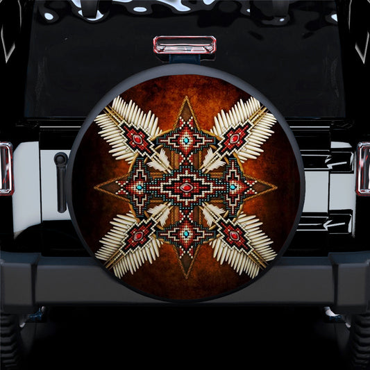 Boheimian Native American Camping Jeep Car Spare Tire Cover