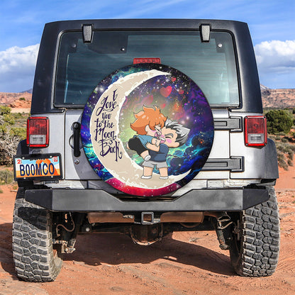 Bokuhina Love You To The Moon Galaxy Spare Tire Cover