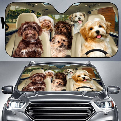 Bolonka Zwetna Car All Over Printed 3D Sun Shade