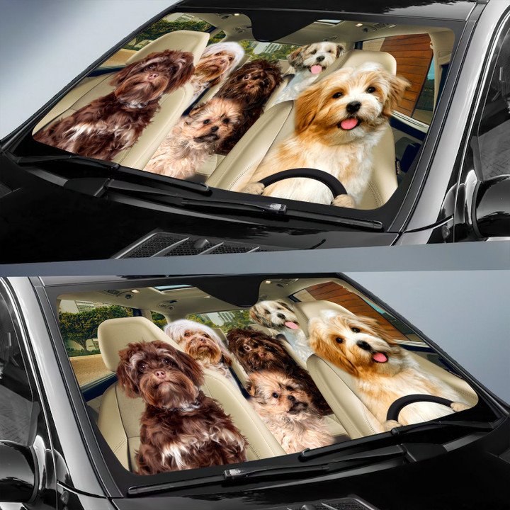 Bolonka Zwetna Car All Over Printed 3D Sun Shade