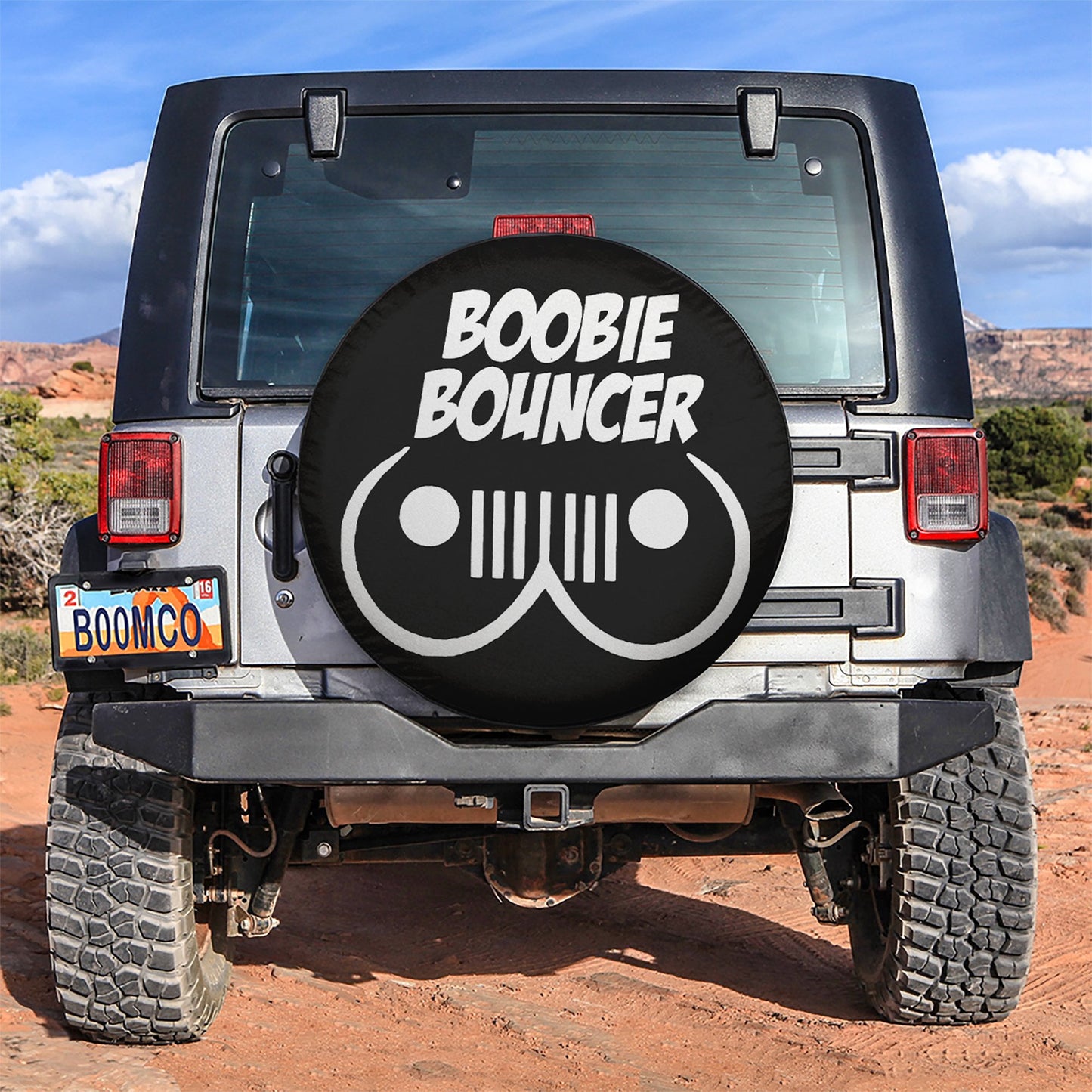 Boobie Bouncer Car Spare Tire Cover