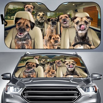Border Terrier All Over Printed 3D Sun Shade
