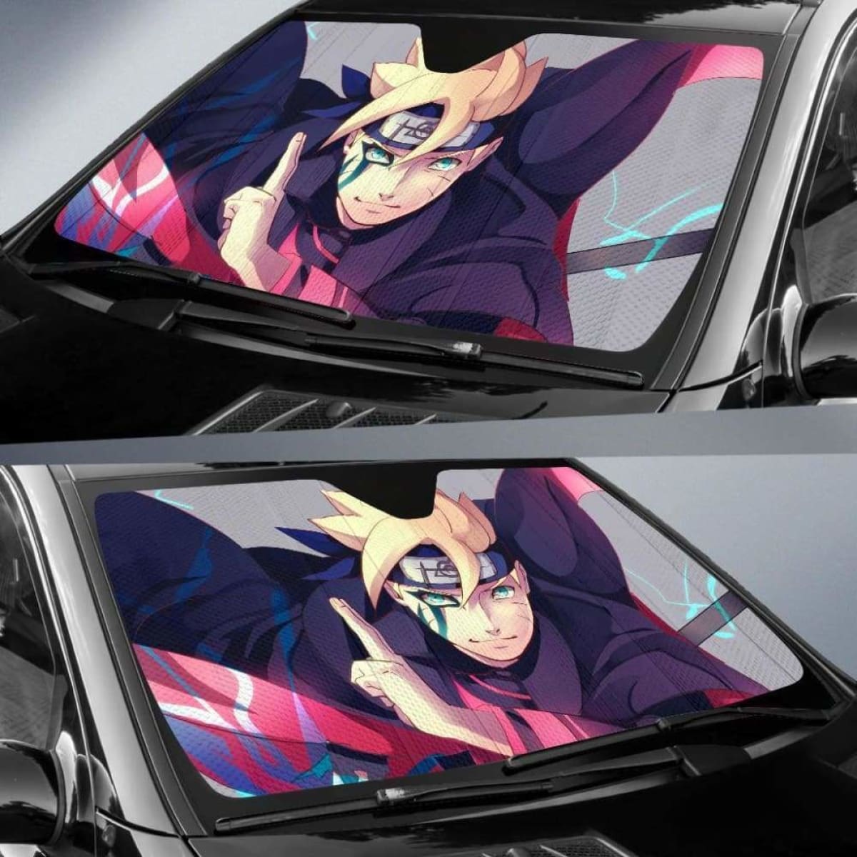 Boruto Auto Sun Shades 918b Universal Fit