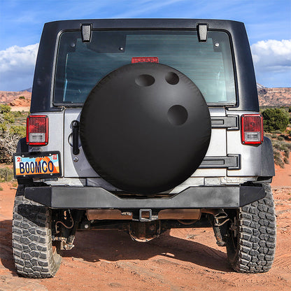 Bowling Ball Back Car Spare Tire Cover