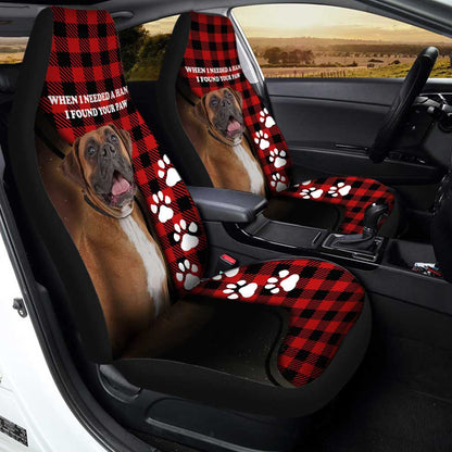Boxer Car Seat Covers Custom Boxer Dog Lover Car Accessories