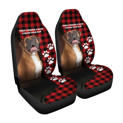 Boxer Car Seat Covers Custom Boxer Dog Lover Car Accessories