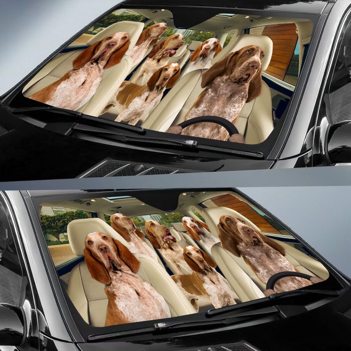 Bracco Italia Car All Over Printed 3D Sun Shade