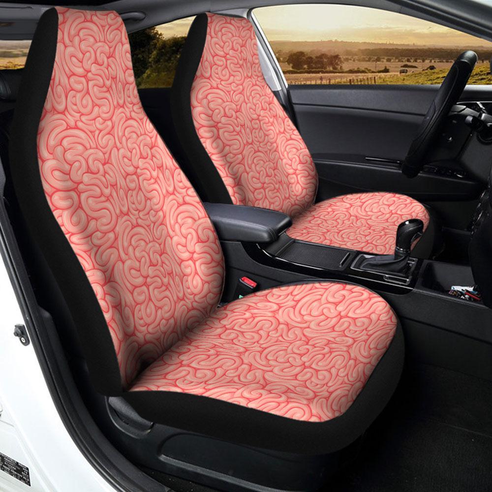 Brain Car Seat Covers Custom Funny Car Accessories