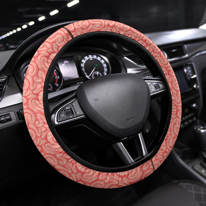 Brain Pattern Anime Steering Wheel Cover
