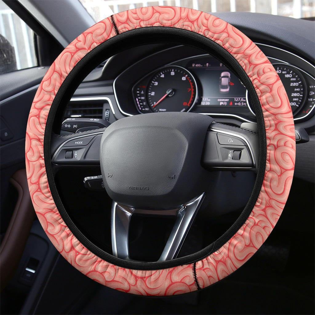Brain Pattern Anime Steering Wheel Cover