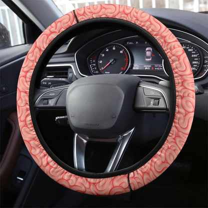 Brain Pattern Anime Steering Wheel Cover