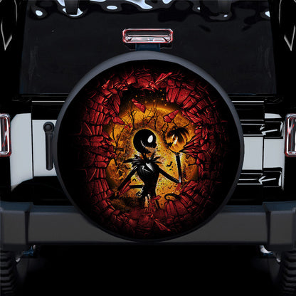 Break Wall Jack Skellington Car Spare Tire Cover