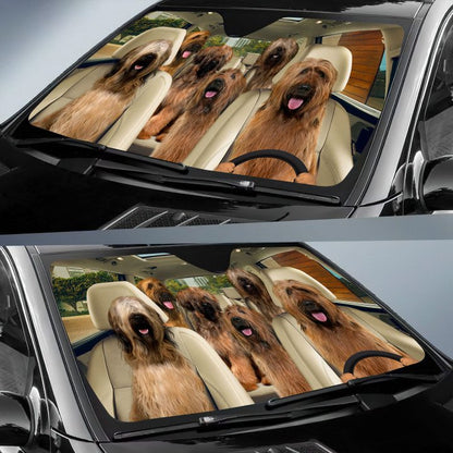 Briard Car All Over Printed 3D Sun Shade