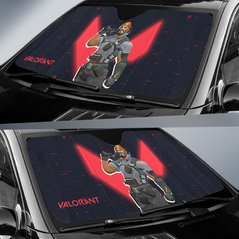 Brimstone Car Sunshade Custom Valorant Agent