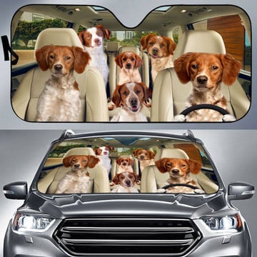 Brittany Spaniel All Over Printed 3D Sun Shade