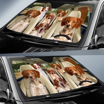 Brittany Spaniel All Over Printed 3D Sun Shade