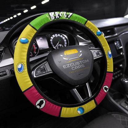 Broly Anime Steering Wheel Cover Custom Dragon Ball Anime Car Accessories