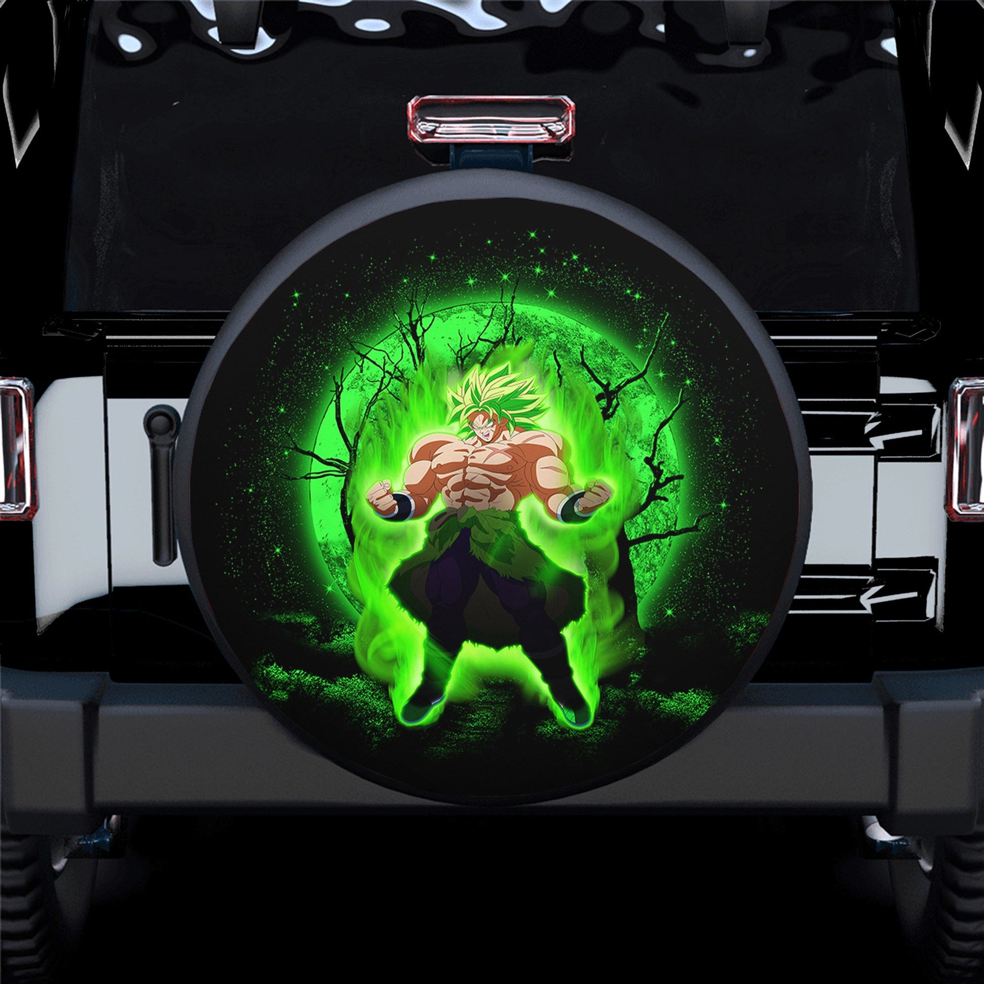 Broly Moonlight Spare Tire Cover