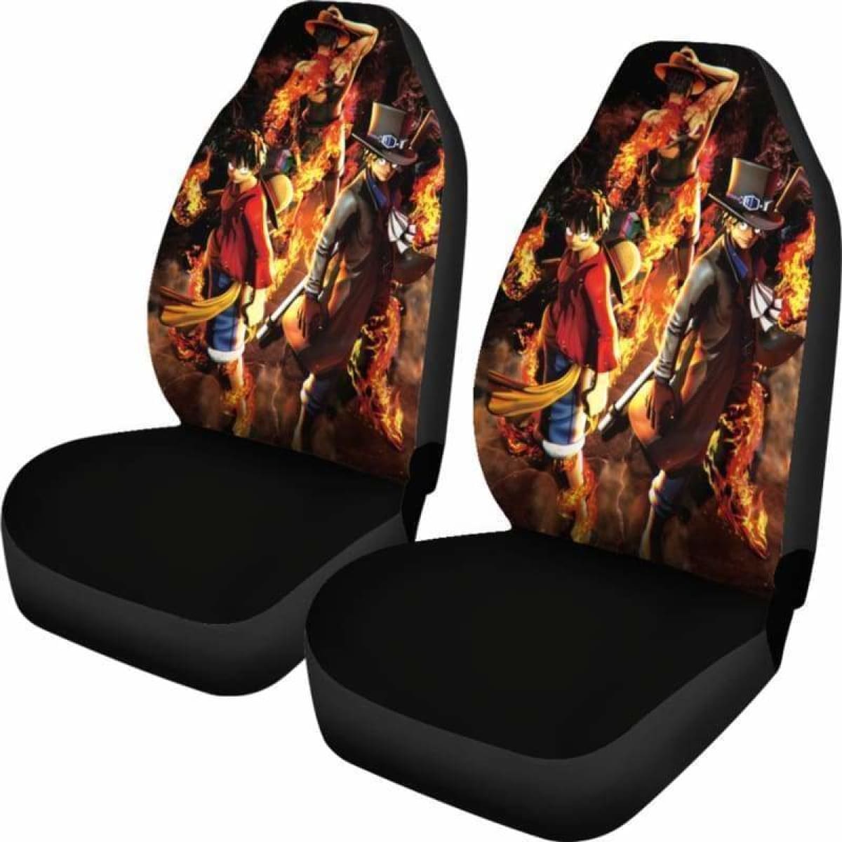 Brothers Luffy One Piece Car Seat Covers Universal Fit 051312