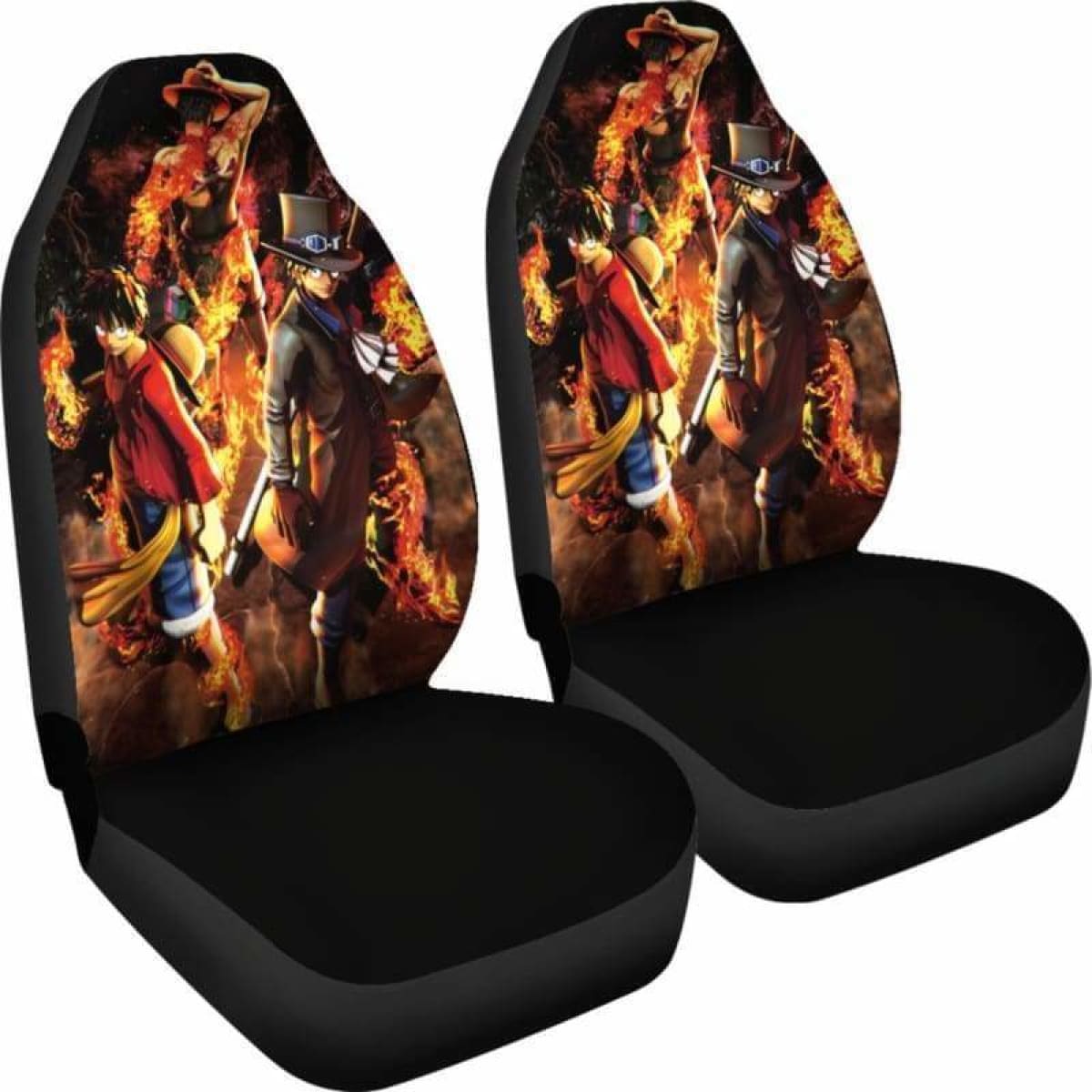 Brothers Luffy One Piece Car Seat Covers Universal Fit 051312