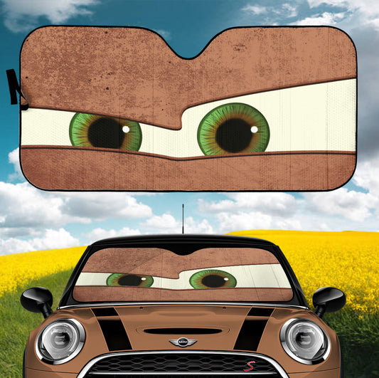 Brown Eyes Car Auto Sunshades