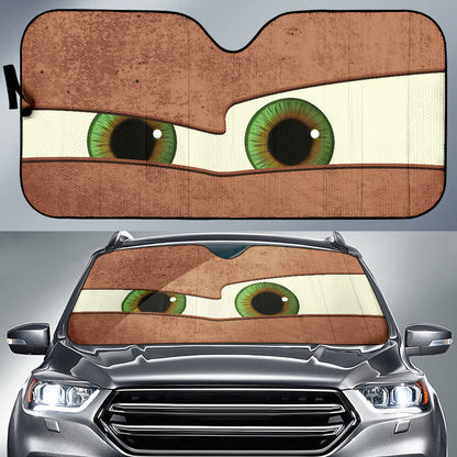Brown Eyes Car Auto Sunshades