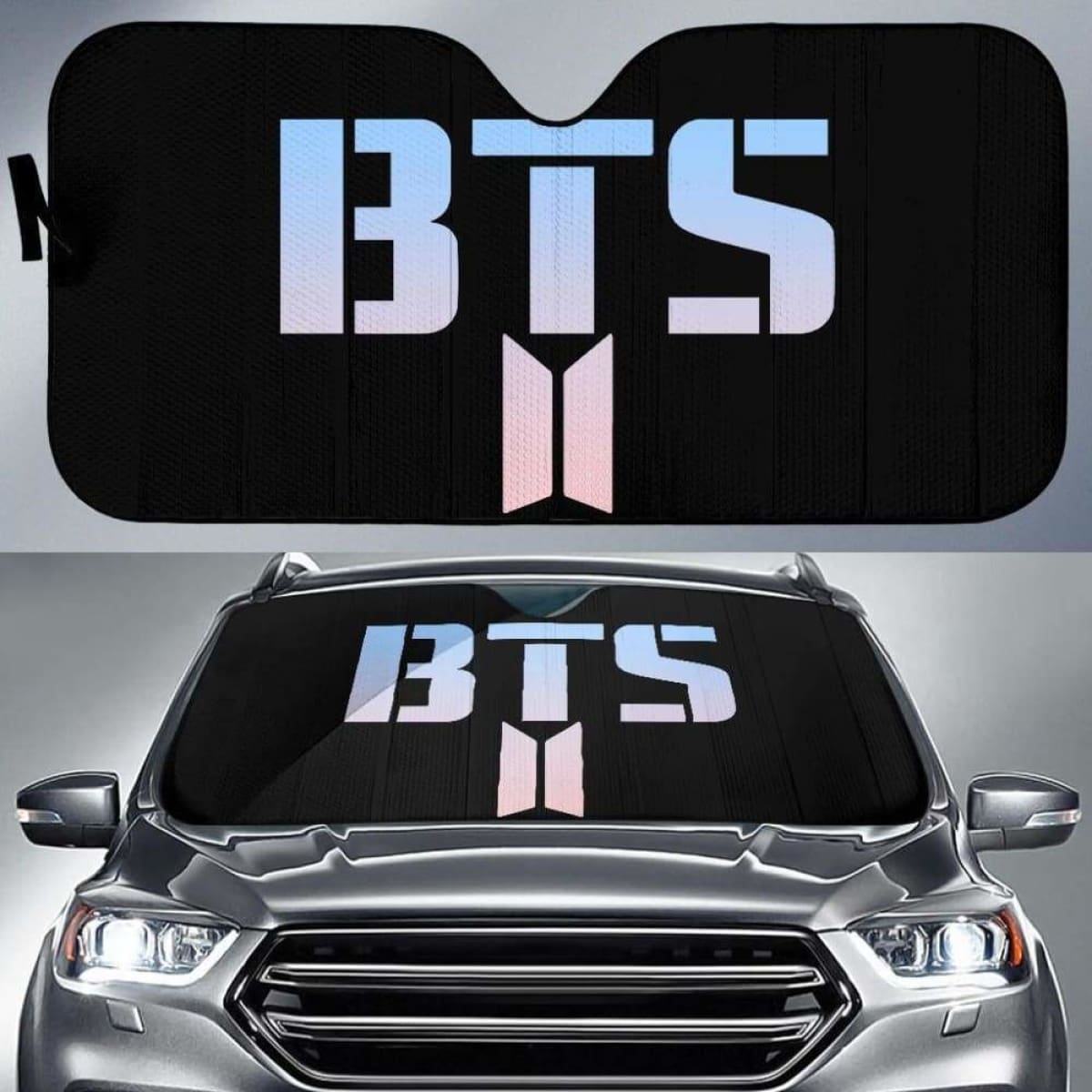 Bts Logo Car Auto Sun Shades Universal Fit 051312