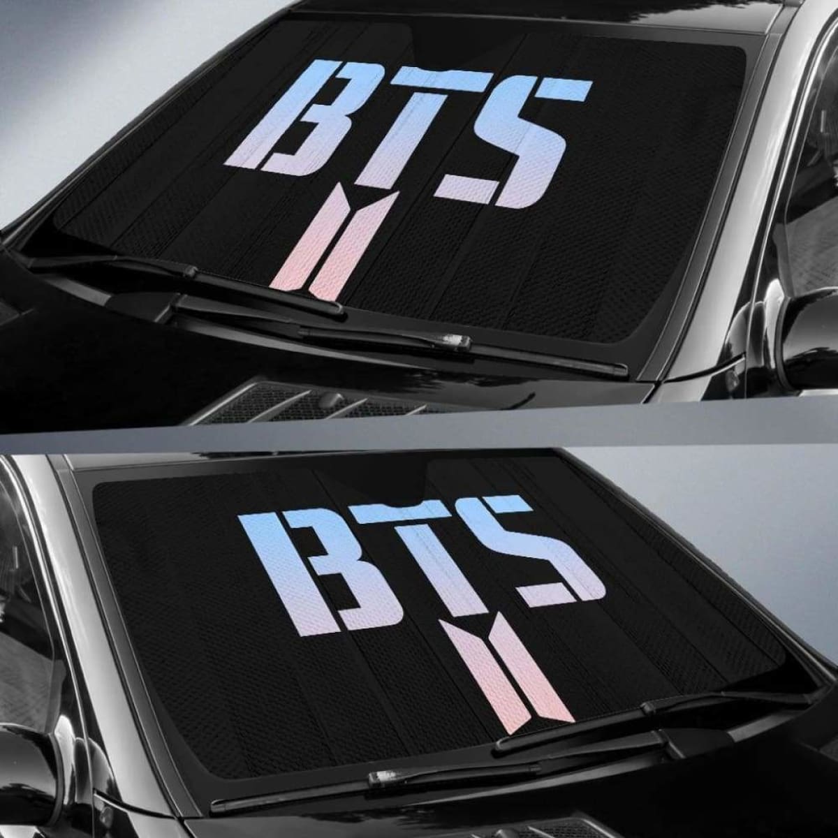 Bts Logo Car Auto Sun Shades Universal Fit 051312