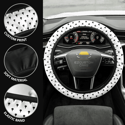 Bucciarati Patterns Anime Steering Wheel Cover Custom Jojo Bizzare Adventure Anime Car Accessories