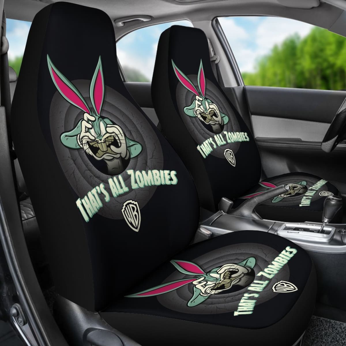 Bugs Bunny Car Seat Covers Looney Tunes Cartoon H200212 Universal Fit 225311