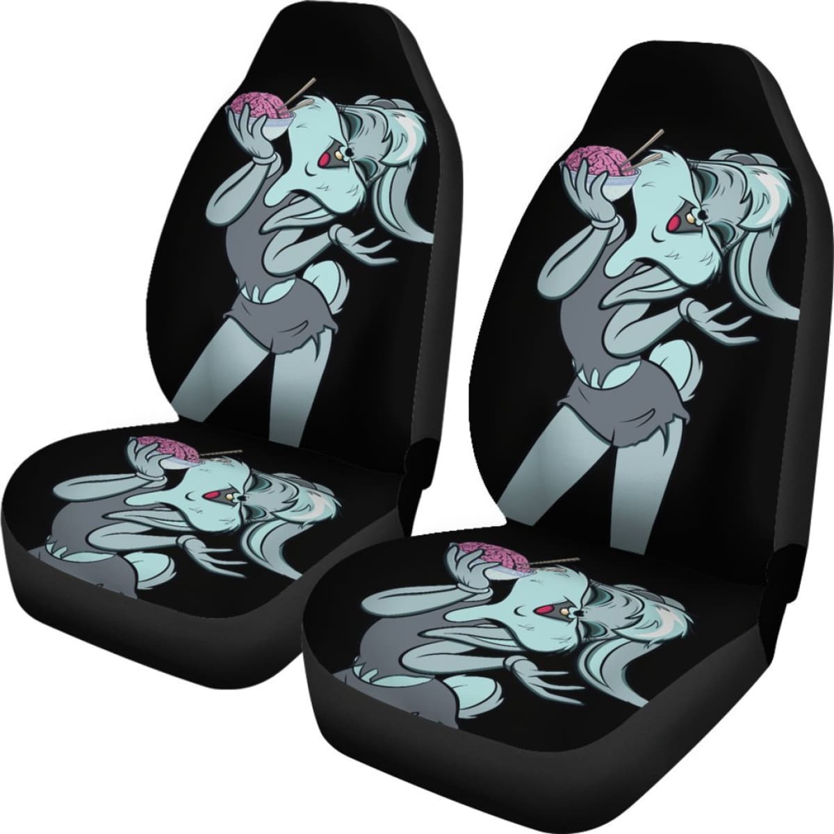 Bugs Bunny Zombies Car Seat Covers Looney Tunes H200212 Universal Fit 225311