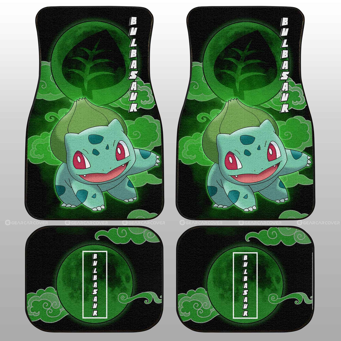 Bulbasaur Car Floor Mats Custom Anime Car Accessories For Anime Fans