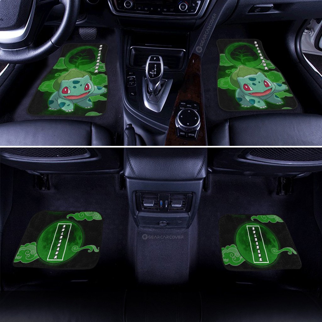 Bulbasaur Car Floor Mats Custom Anime Car Accessories For Anime Fans
