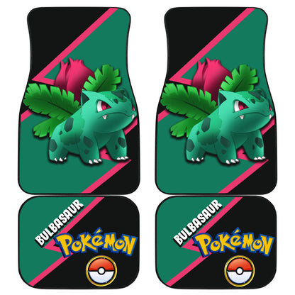 Bulbasaur Car Floor Mats Custom Anime Car Interior Accessories