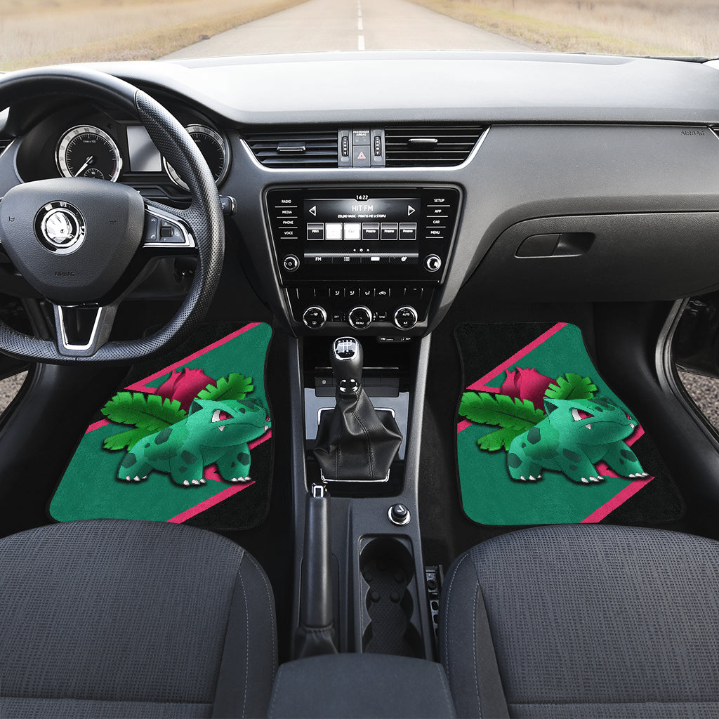Bulbasaur Car Floor Mats Custom Anime Car Interior Accessories