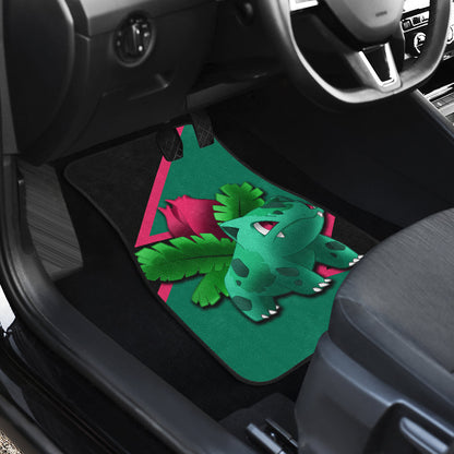 Bulbasaur Car Floor Mats Custom Anime Car Interior Accessories
