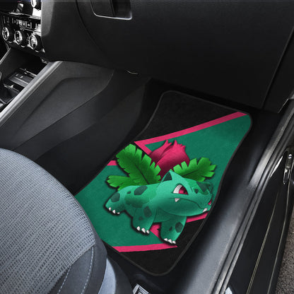 Bulbasaur Car Floor Mats Custom Anime Car Interior Accessories