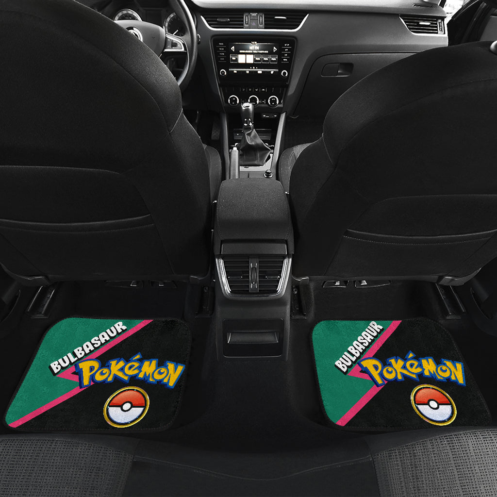 Bulbasaur Car Floor Mats Custom Anime Car Interior Accessories