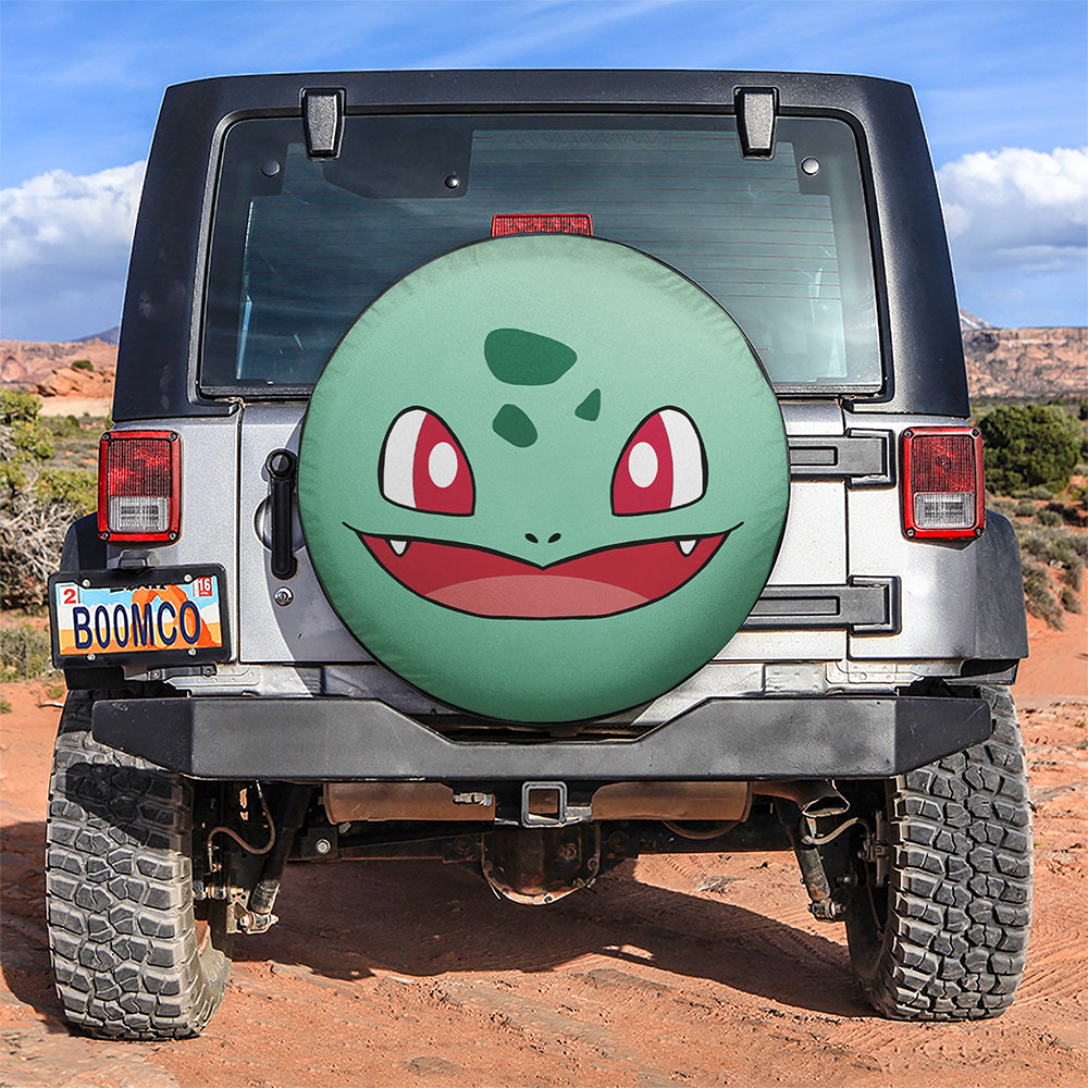 Bulbasaur Face Car Spare Tire Cover
