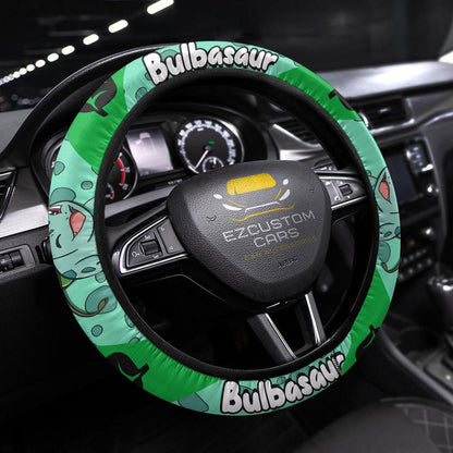 Bulbasaur Pokemon Anime Steering Wheel Cover