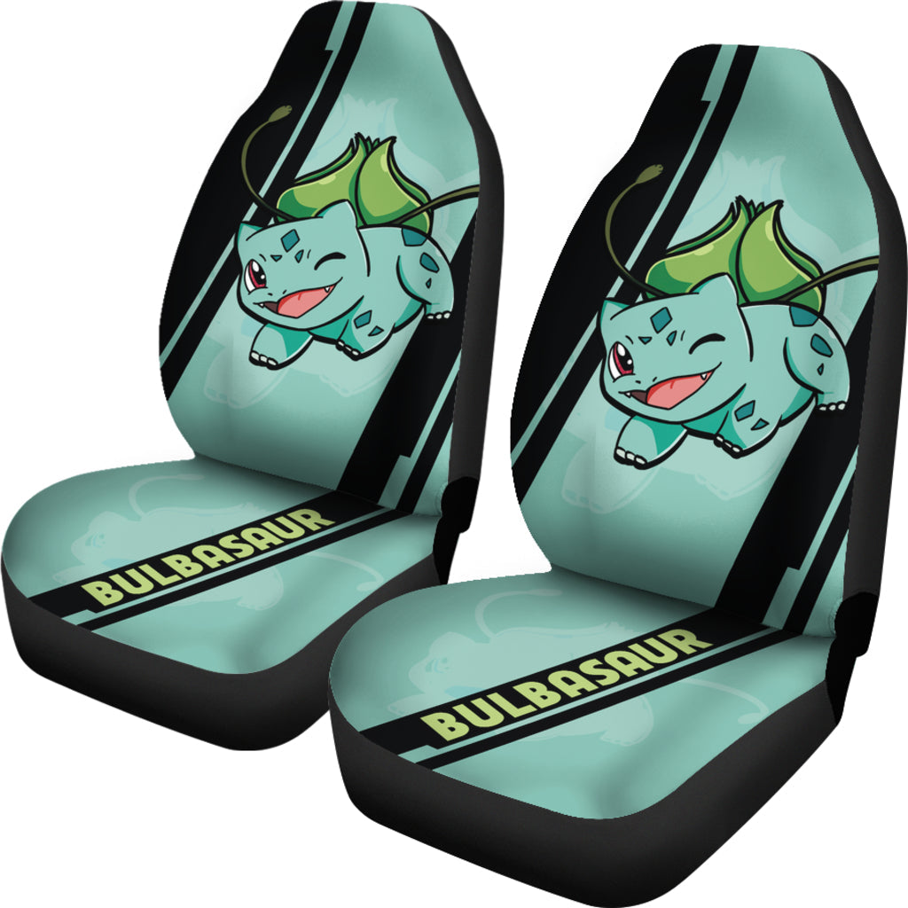 Bulbasaur Pokemon Car Seat Covers Style Custom For Fans Ci230116-04