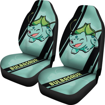 Bulbasaur Pokemon Car Seat Covers Style Custom For Fans Ci230116-04