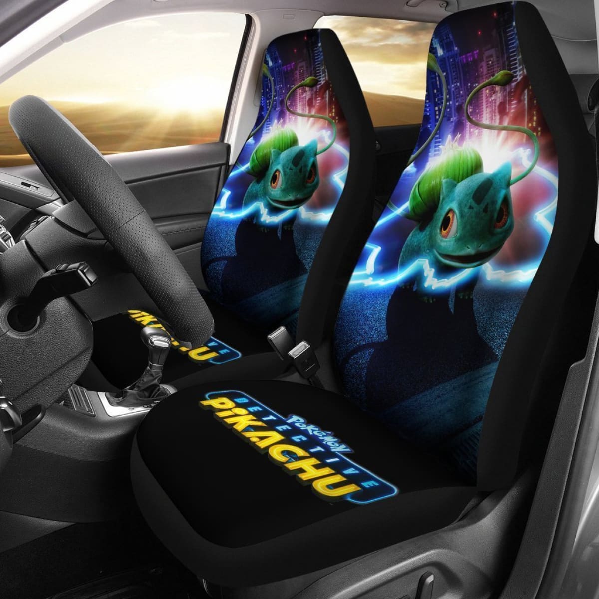 Bulbasaur Pokemon Car Seat Covers Nh07 Universal Fit 225721