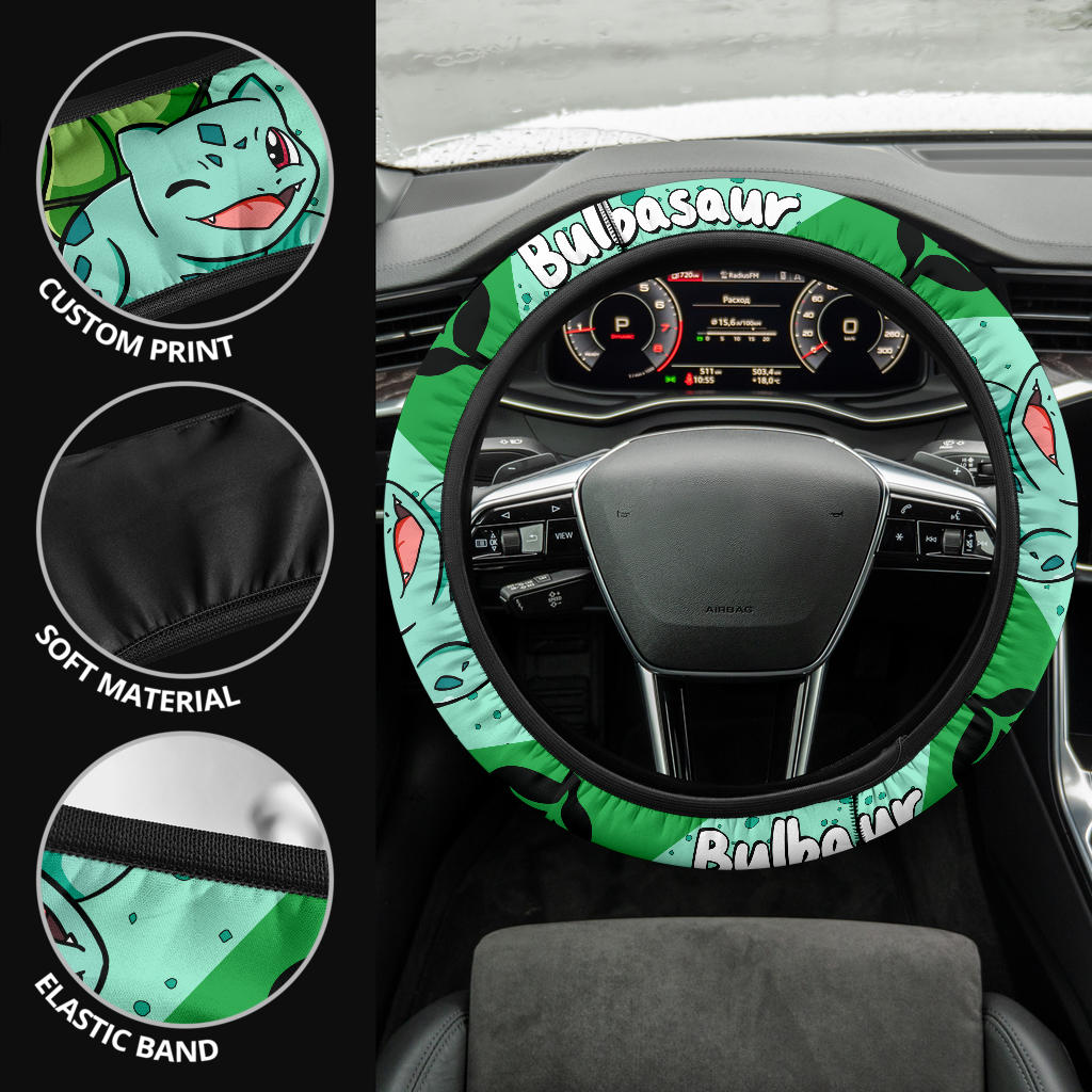 Bulbasaur Steering Wheel Cover